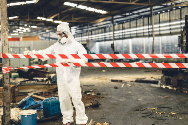 Professional Hoarding Cleanup technician working in Arlington, NE